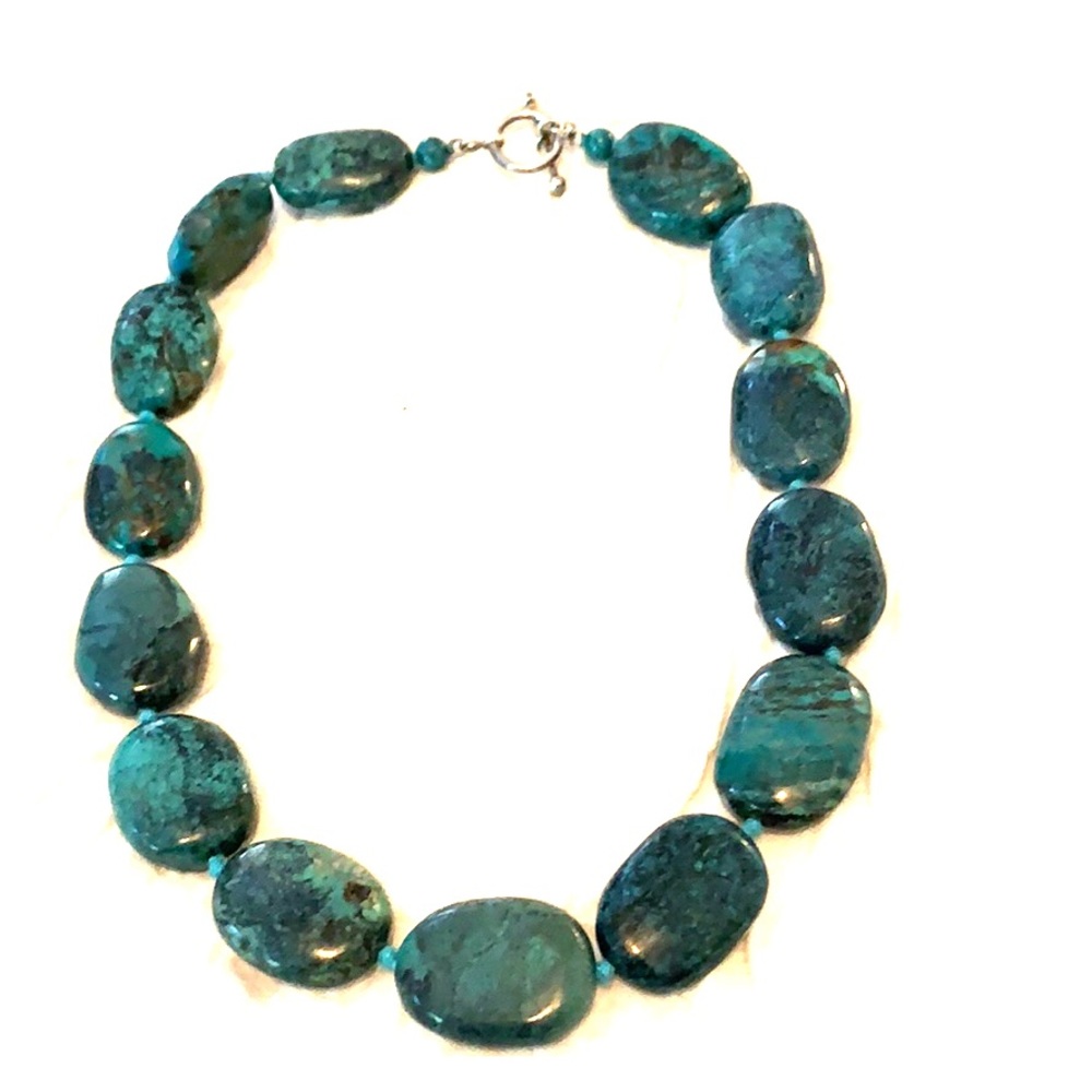 Polished Turquoise Choker